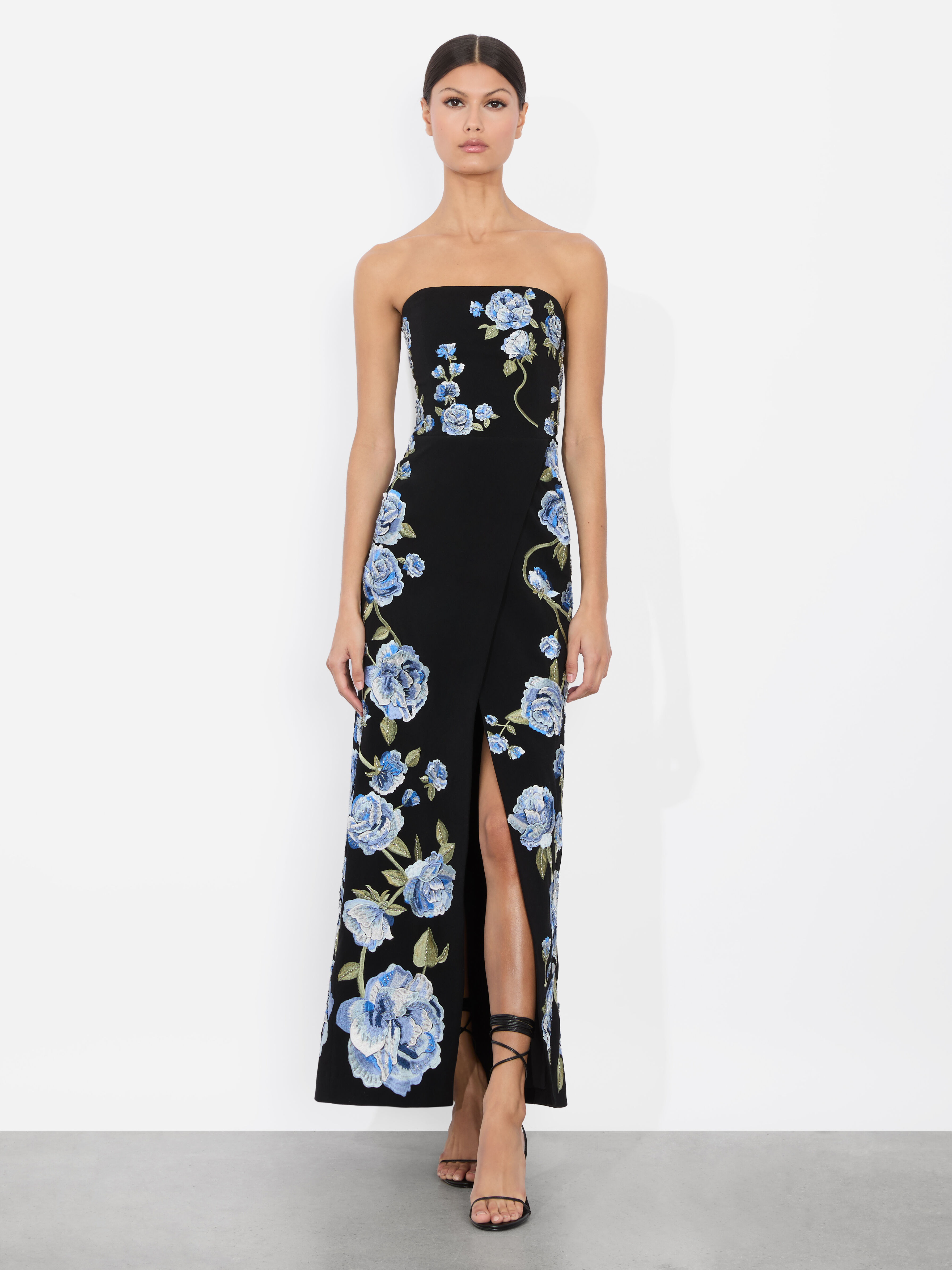 Jeri Overskirt Romper In Black | Alice + Olivia