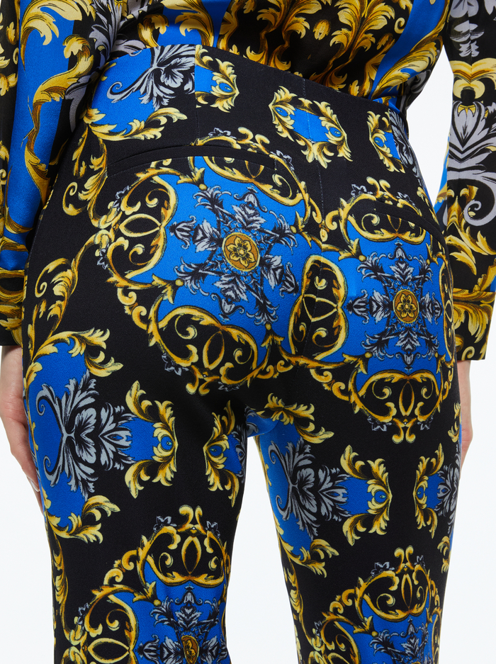 TEENY FIT FLARE BOOTCUT PANT - REGAL ROMANCE SAPPHIRE image 3 - Alice And Olivia