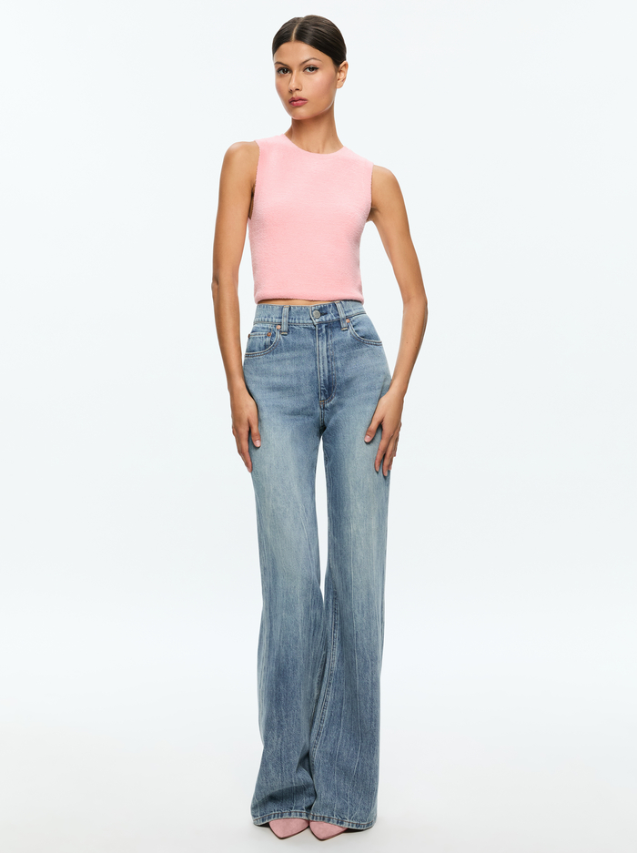 AMITY TANK - ROSE QUARTZ image 4 - Alice And Olivia