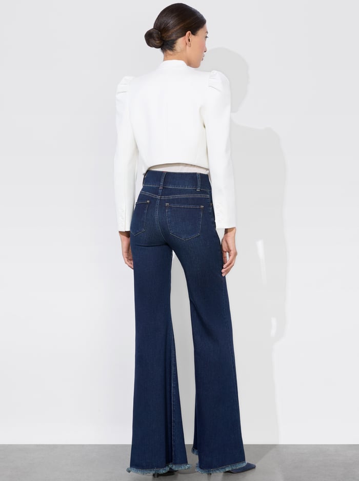 HARVEY PUFF SLEEVE JACKET - OFF WHITE image 2 - Alice And Olivia