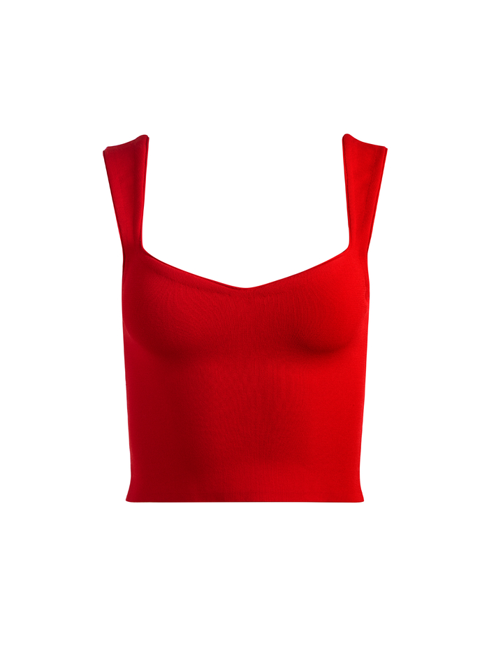 EDIN SWEETHEART TANK - PERFECT RUBY image 5 - Alice And Olivia