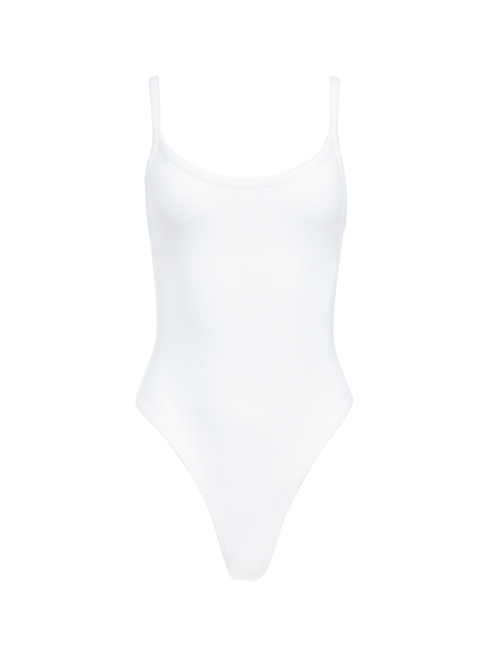 VIOLA LOW BACK BODYSUIT - WHITE image 4 - Alice And Olivia