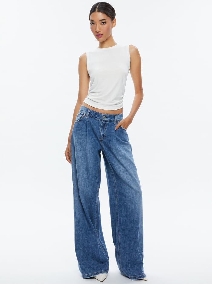 KAPPA CROPPED TANK - OFF WHITE image 1 - Alice And Olivia