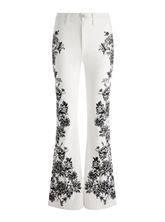 OFF WHITE/BLACK-SB EMBROIDERED JEAN