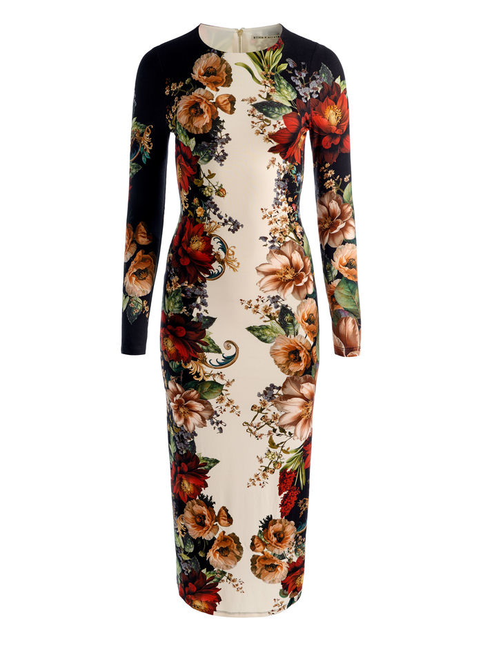 DELORA MIDI DRESS - FLORAL RADIANCE image 5 - ALICE + OLIVIA