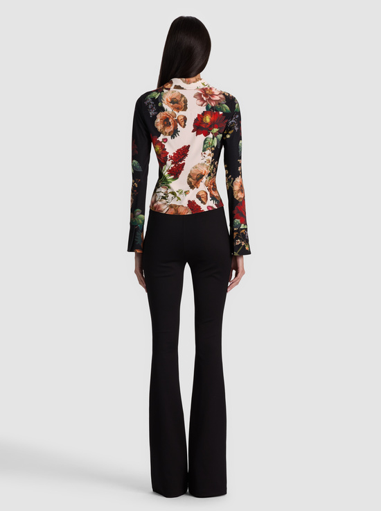 FLORAL RADIANCE-FREYA BUTTON DOWN TOP