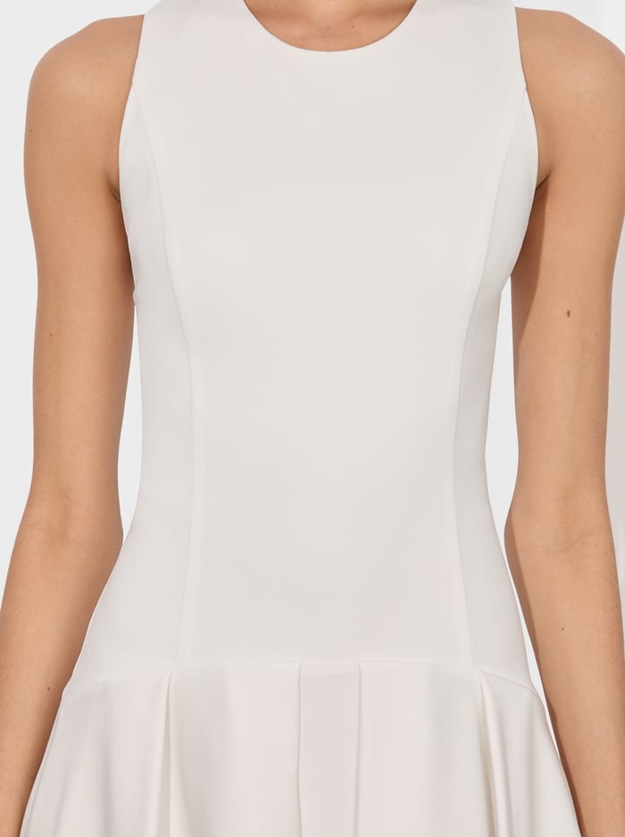 ADLEY DROP WAIST MINI DRESS - OFF WHITE image 1 - Alice And Olivia