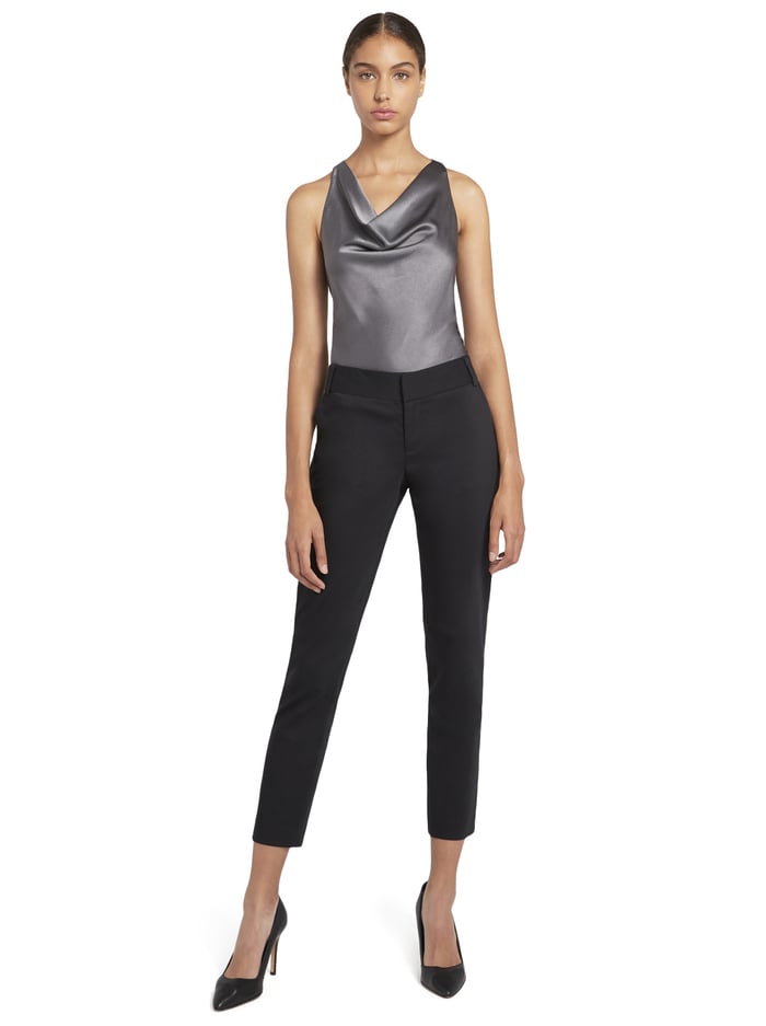 STACEY SLIM TROUSER - BLACK image 4 - Alice And Olivia