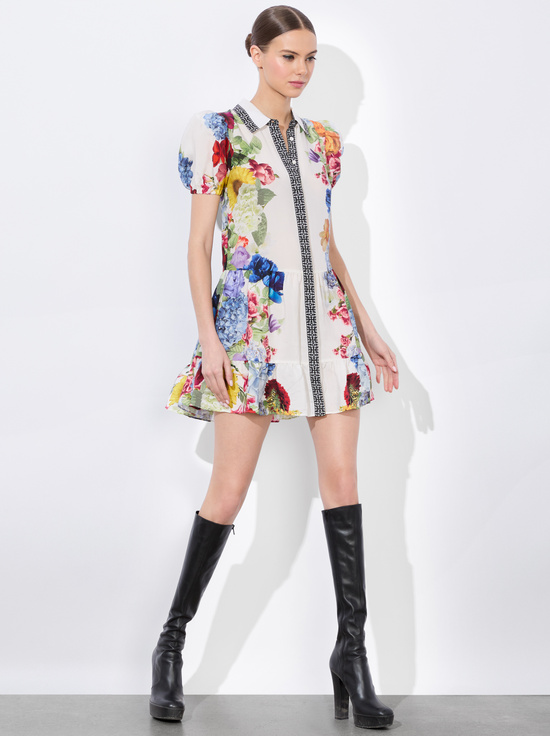 GARDEN BRUNCH OFF WHITE-CLAIRE MINI DRESS