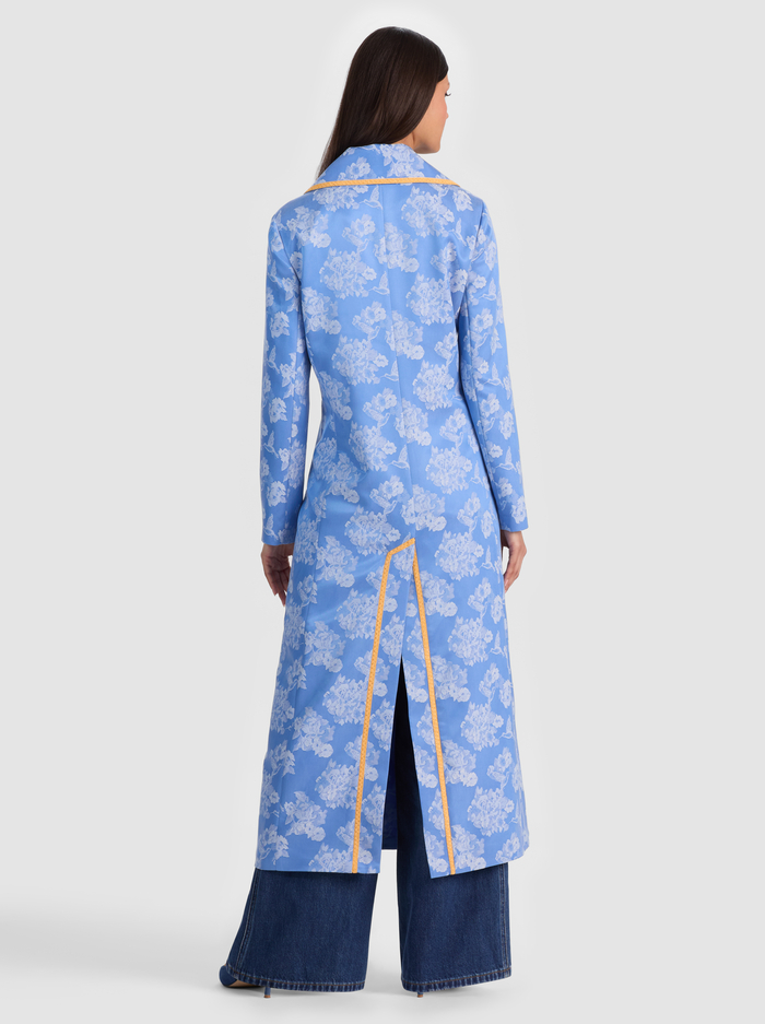 LEVINE DOUBLE BREASTED COAT - CAROLINA BLUE image 2 - ALICE + OLIVIA