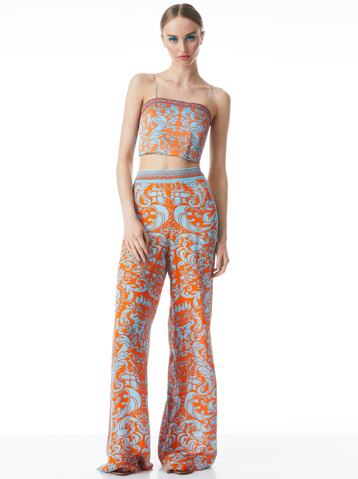 CERESI BANDEAU TOP - FOREVER YOURS SIENNA/MULTI image 4 - ALICE + OLIVIA