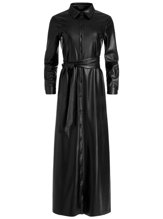 BLACK-CHASSIDY VEGAN DRESS