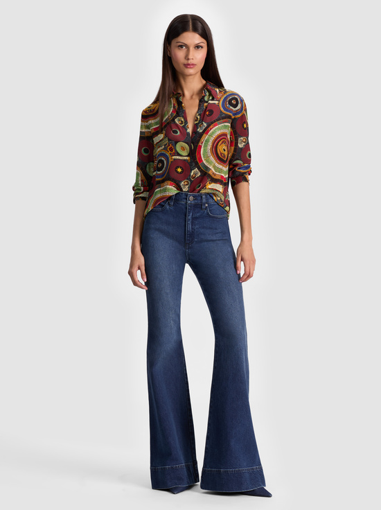 HANDS OF TIME-WILLA SILK BLOUSE