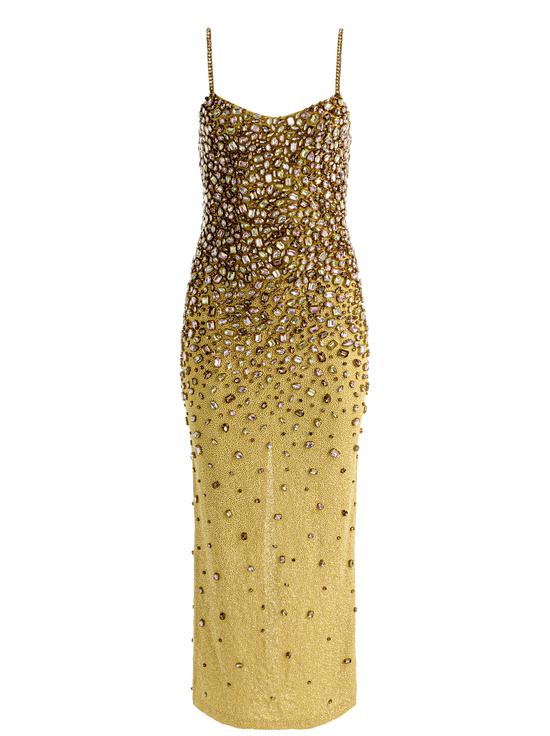 BUTTER-NINA EMBELLISHED MIDI GOWN