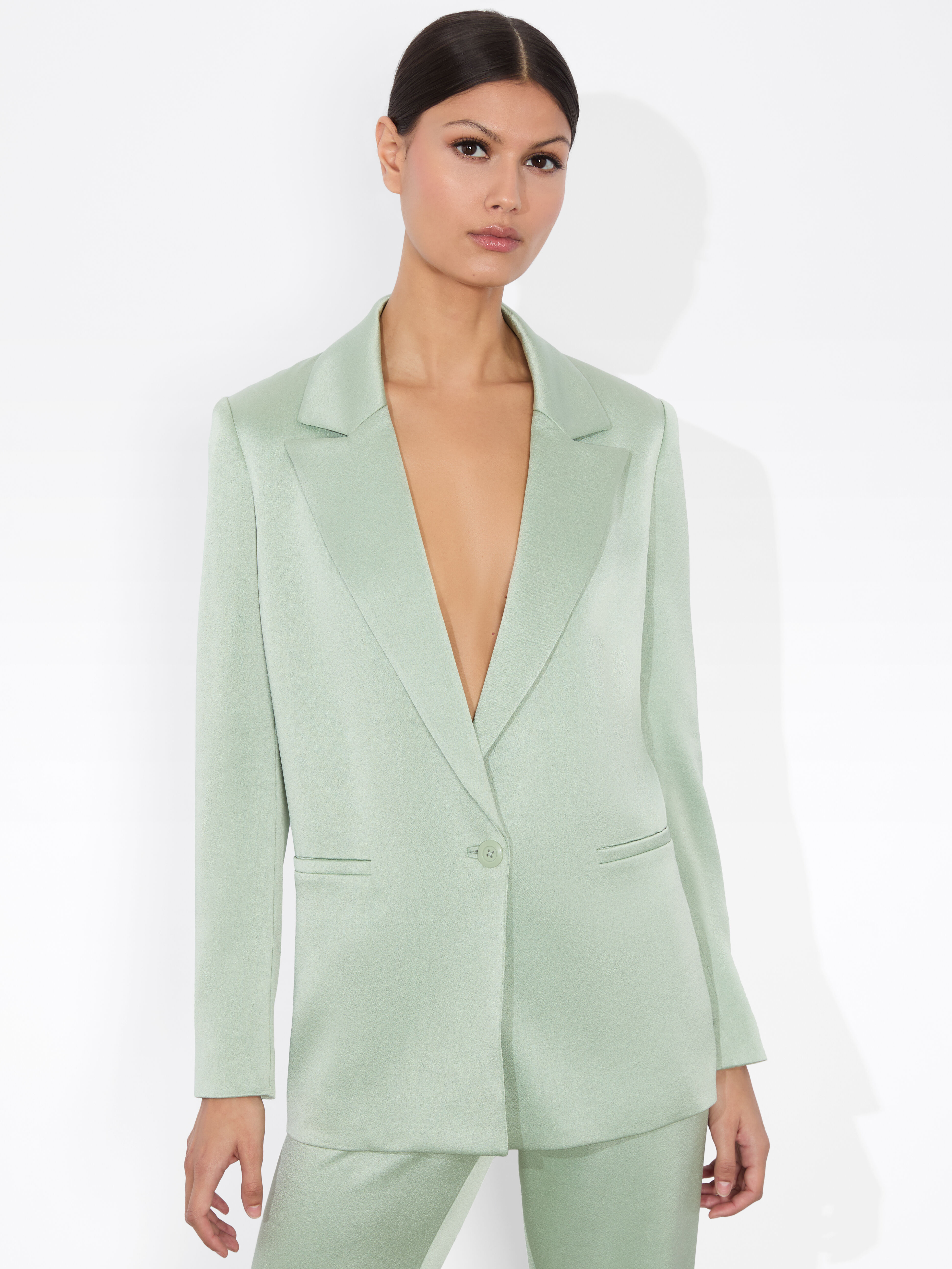 【Alice+Olivia】アリス&オリビア DENNY ボーイフレンドブレザー Denny Boyfriend Blazer In Black | Alice + Olivia