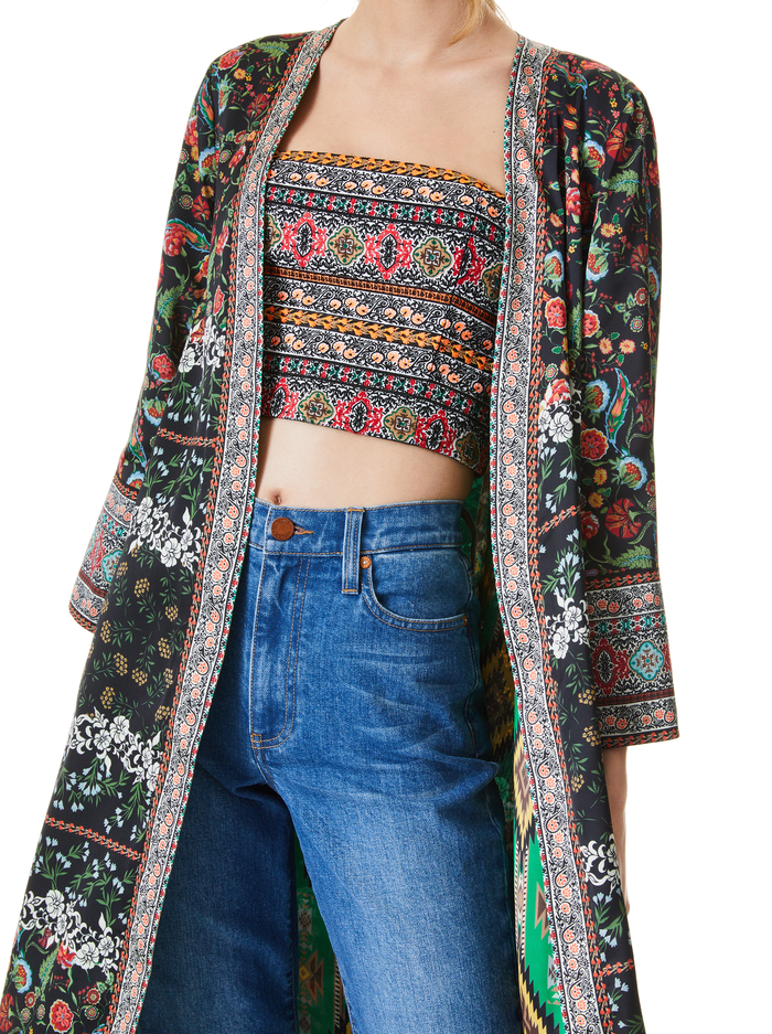 NESSA REVERSIBLE KIMONO  - PARADISE MULTI image 3 - ALICE + OLIVIA