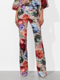 OLIVIA BOOTCUT PANT - STORM FLORAL SM
