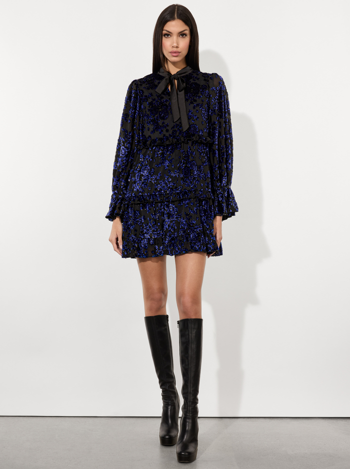MORANNE TUNIC DRESS - MIDNIGHT BLUE - Alice And Olivia
