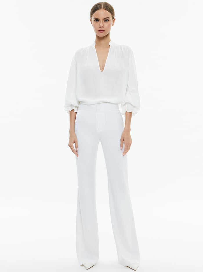 ONICA COLLARED BLOUSE - OFF WHITE image 1 - Alice And Olivia