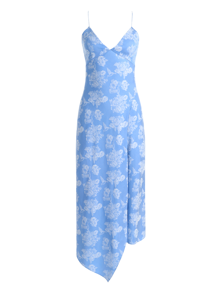 JULIETTA MIDI SLIP DRESS - CAROLINA BLUE image 5 - ALICE + OLIVIA