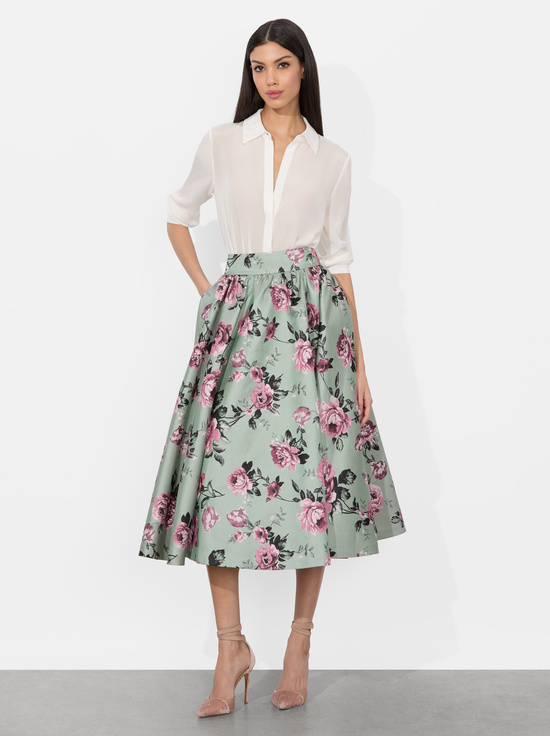 SAGE MULTI-NILDA VOLUMINOUS SKIRT