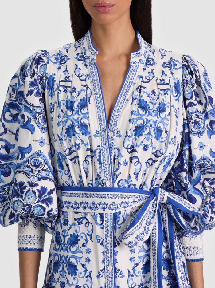 CORA MAXI SHIRT DRESS - SOLSTICE image 1 - ALICE + OLIVIA