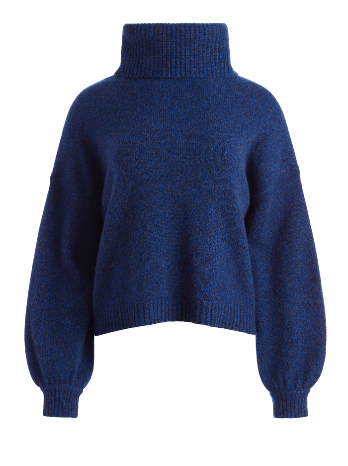 FRANKLYN TURTLENECK PULLOVER - NAVY MULTI image 5 - Alice And Olivia