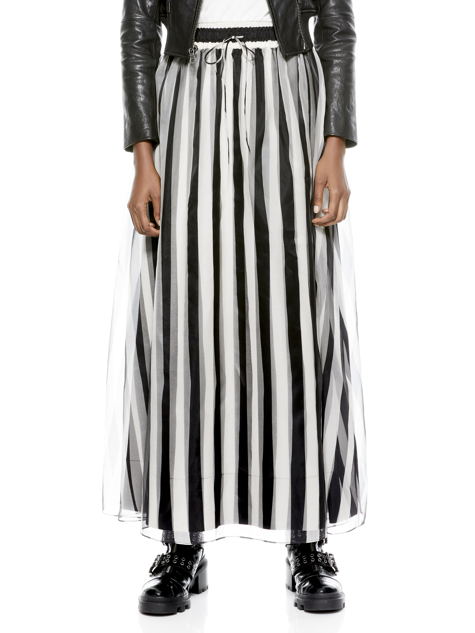 Ellie Skirt Black Stripe - Sundays main image 1