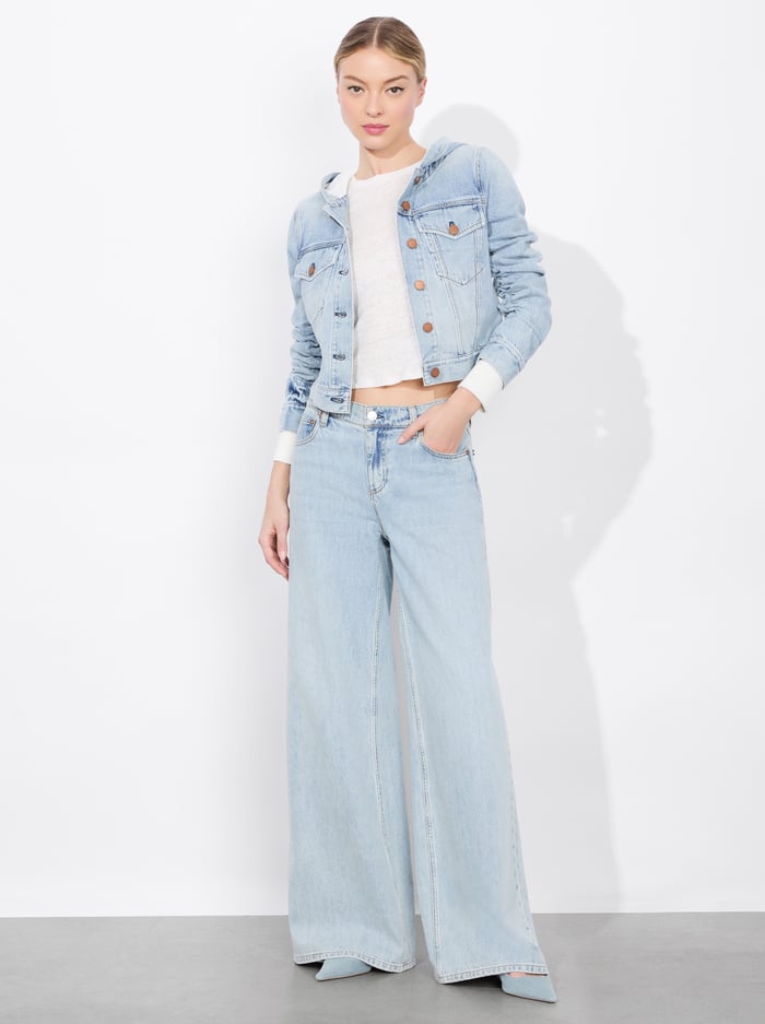 EMMA HOODIE JACKET - ROCKSTAR BLUE image 5 - Alice And Olivia