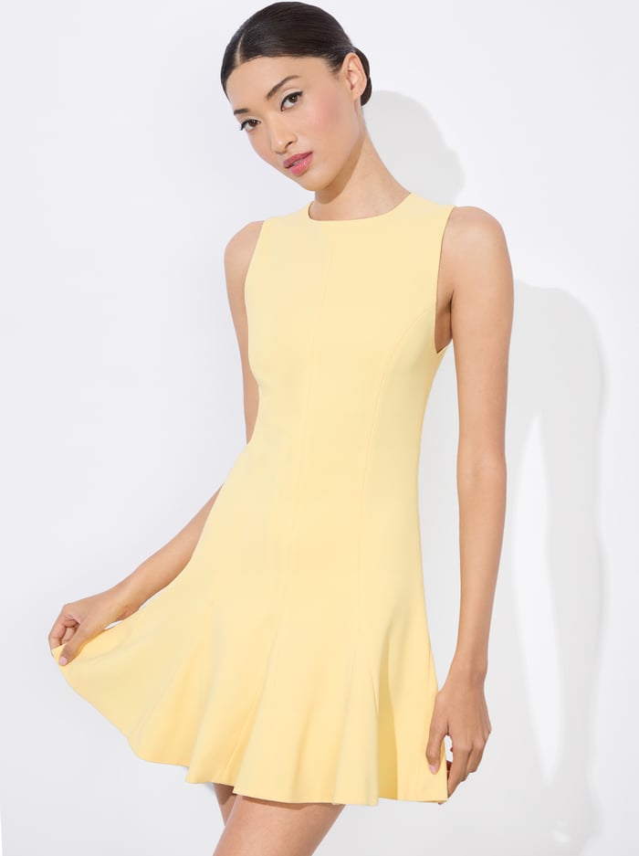 ISA MINI DRESS - BUTTER image 3 - Alice And Olivia