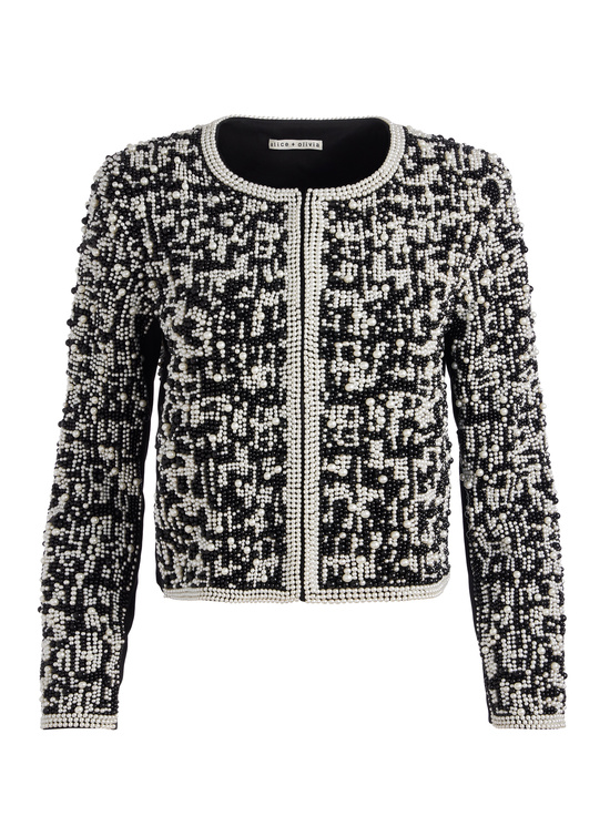 BLACK/WHITE-KIDMAN JACKET