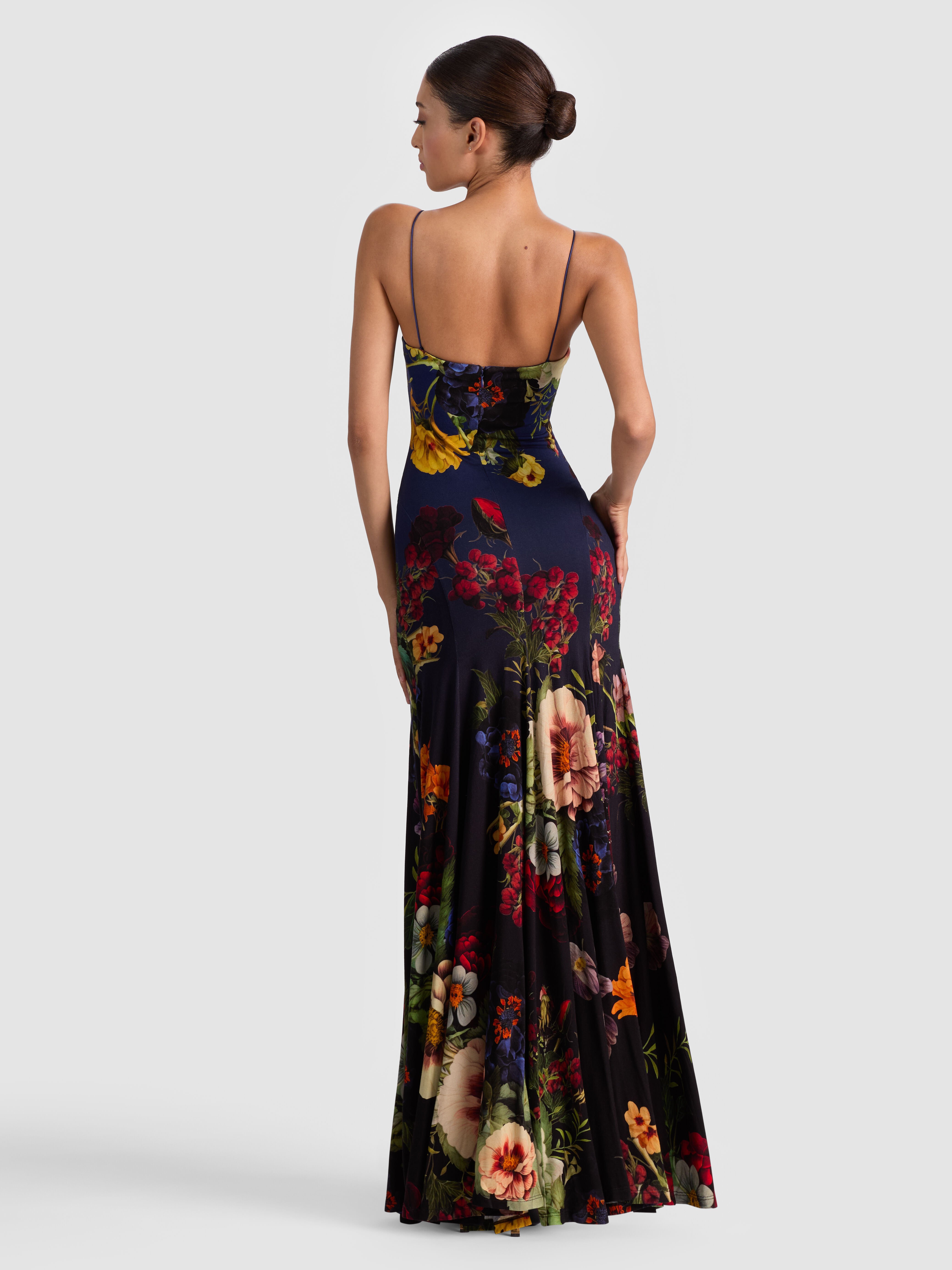 alice+olivia floral dress ワンピース　パーティードレス Alice+Olivia(アリスオリビア) ワンピース(レディース) - 海外