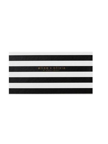 POSITANO STRIPE SM BLACK-A+O X FABFITFUN STICKY NOTE SET