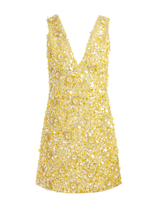 BUTTER-TATUM EMBELLISHED MINI GOWN