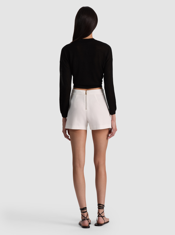 HERA LINEN SHORT - OFF WHITE image 2 - ALICE + OLIVIA