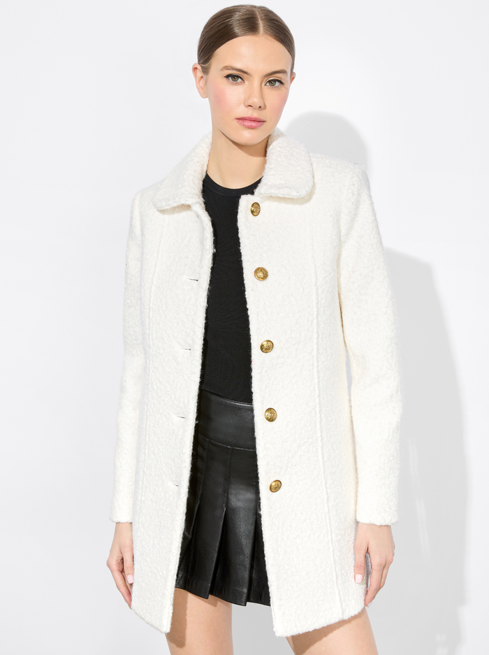 PURCELL PEACOAT - OFF WHITE - Alice And Olivia