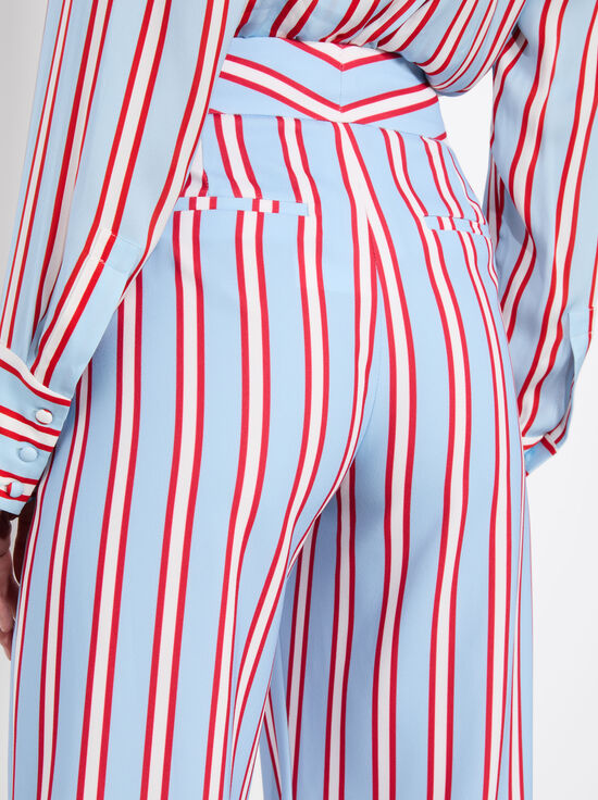 TEAKWOOD STRIPE MINERAL BLUE/B-DYLAN PANT