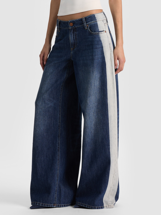 DANICA DARK INDIGO-STU SIDE STRIPE JEAN