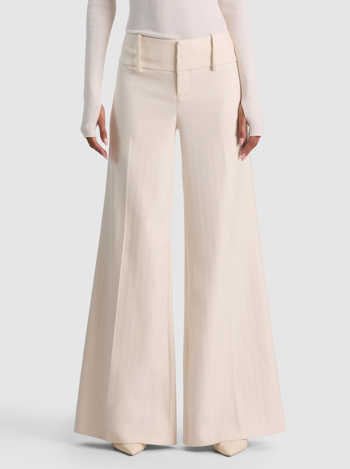 OLIVIA WIDE LEG PANT - CHINO - ALICE + OLIVIA