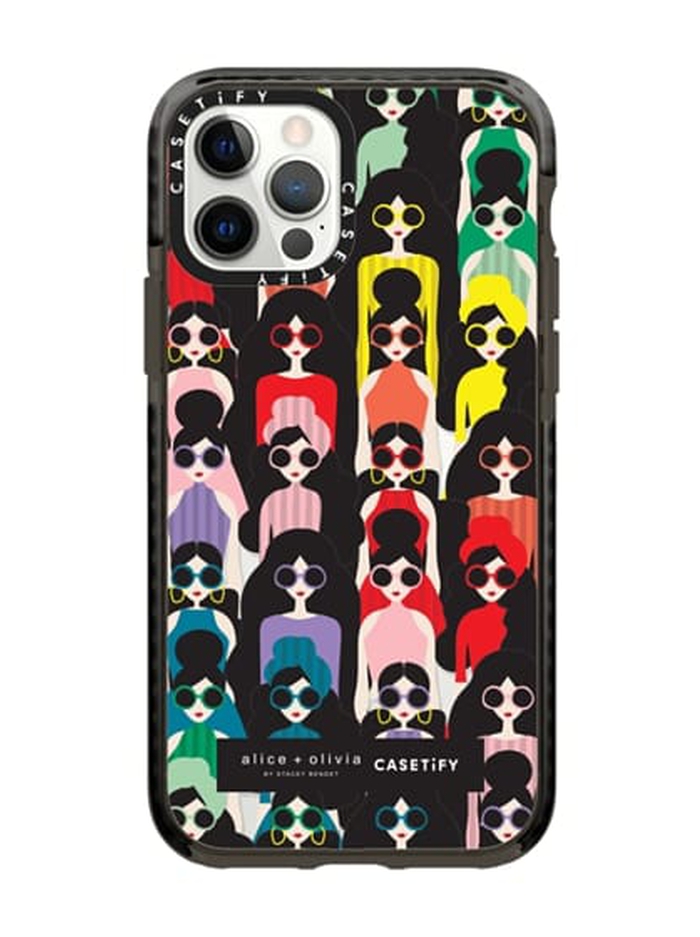 AO X CASETIFY STACEFACE IMPACT CASE FOR IPHONE 12PRO - RAINBOW STACE - Alice And Olivia