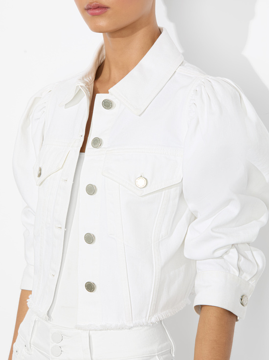 WHITE-LANA DENIM JACKET