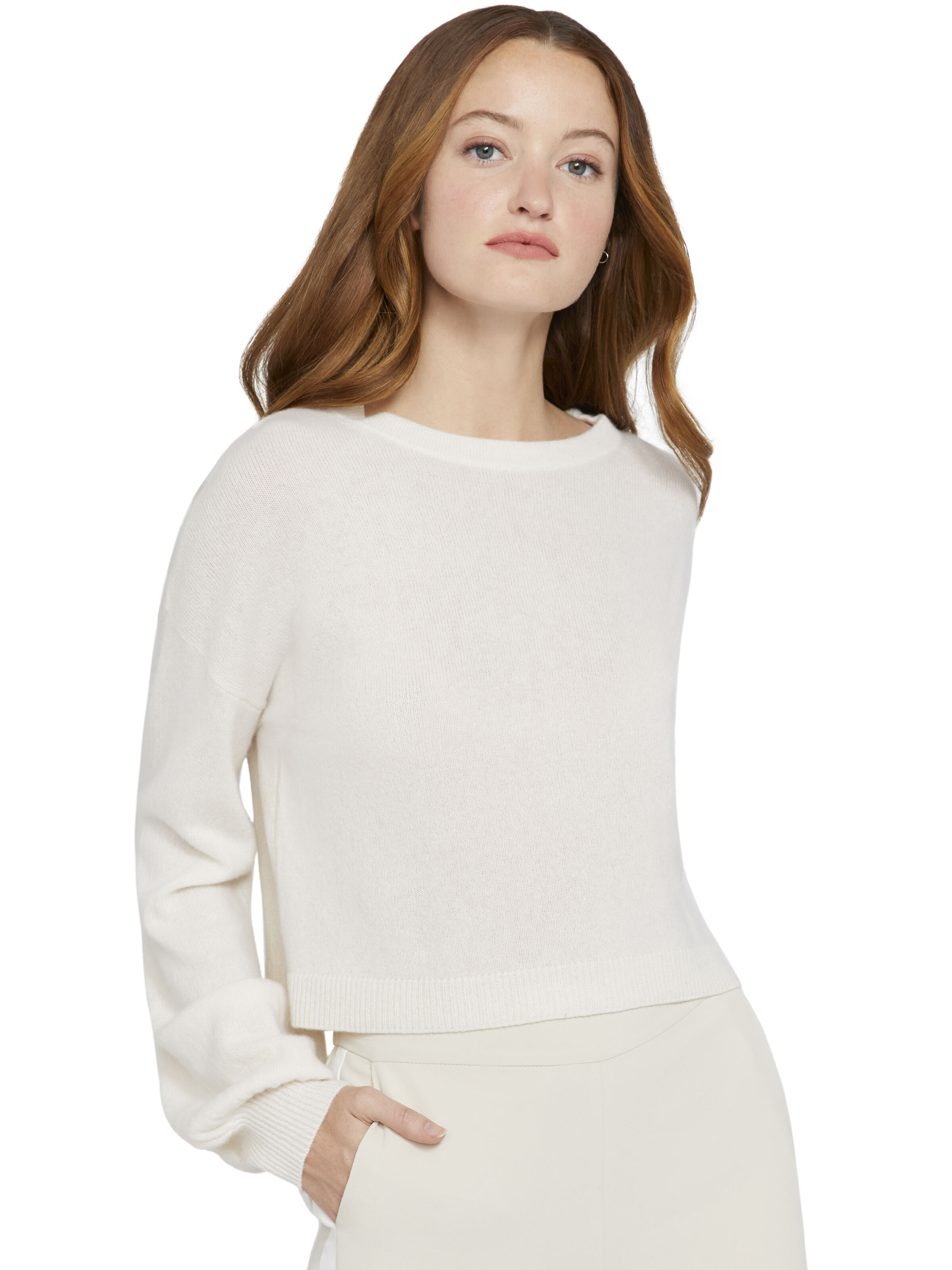 soft cropped sweater