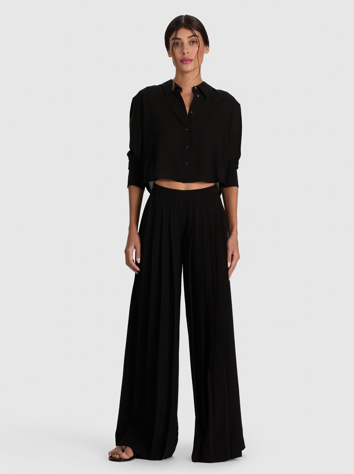 LEON BUTTON DOWN - BLACK image 1 - ALICE + OLIVIA