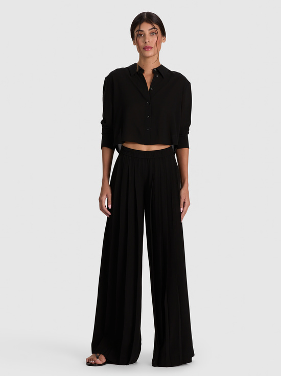 BLACK-LEON BUTTON DOWN