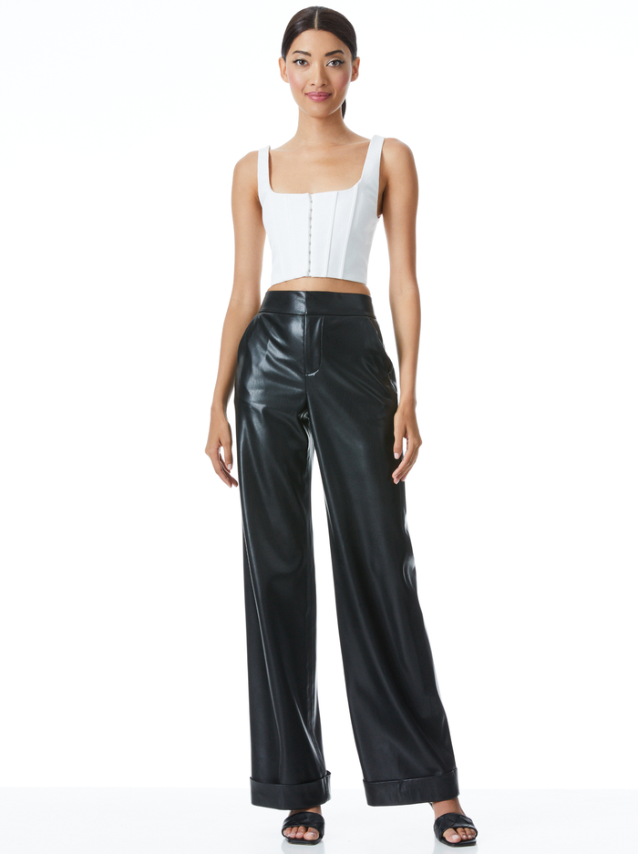 BRESLIN BONED CORSET TOP - OFF WHITE image 2 - Alice And Olivia