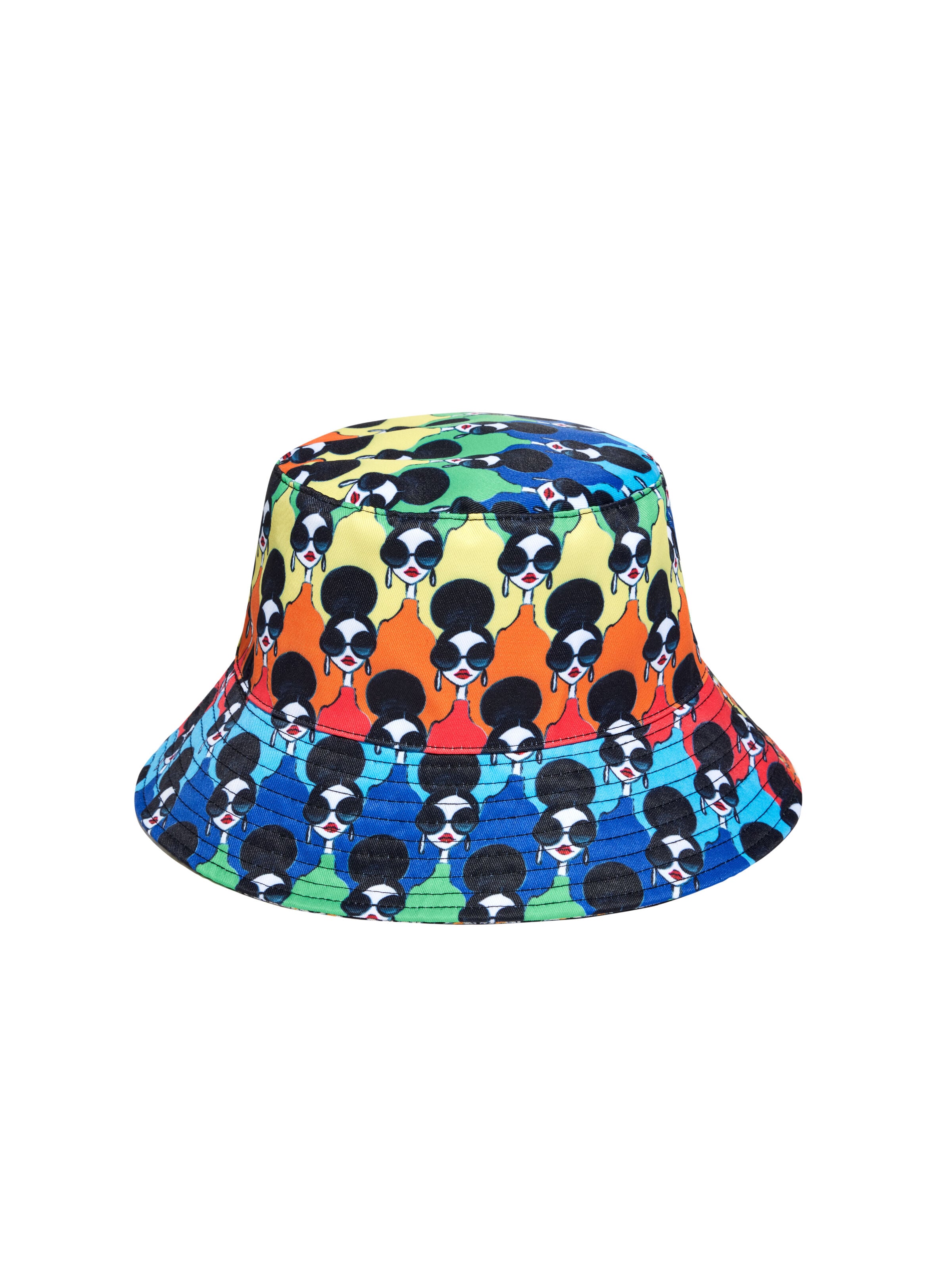 Liya Reversible Bucket Hat In Stace 