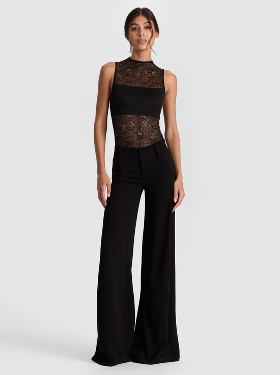 BLACK-NICHOL LACE BODYSUIT