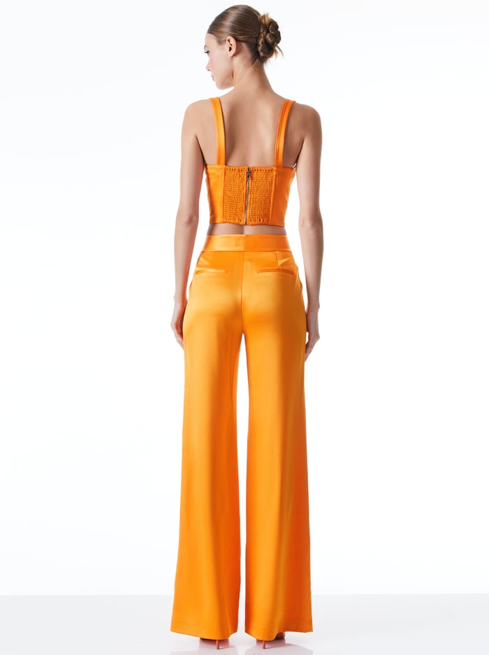 JEANNA BUSTIER CROPPED TOP - TANGERINE image 1 - Alice And Olivia