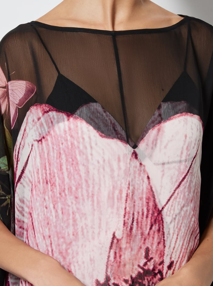 LINN CAPE MAXI DRESS - LUNA FLORAL image 4 - Alice And Olivia