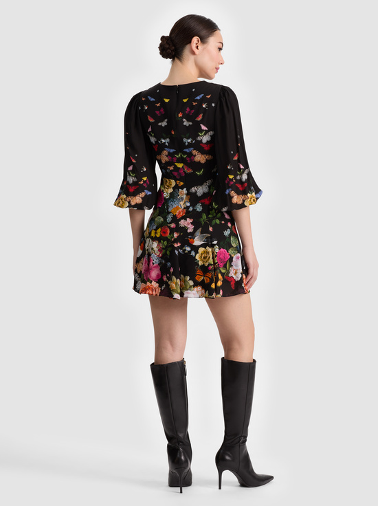 SOLAR STRENGTH BLACK-IRENE MINI DRESS